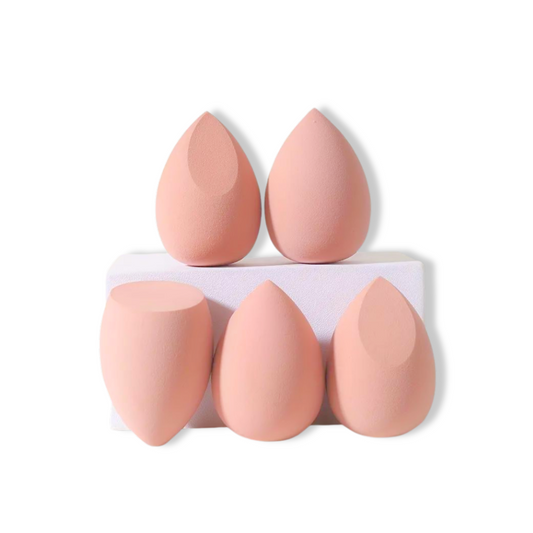Beauty blender used for makeup application