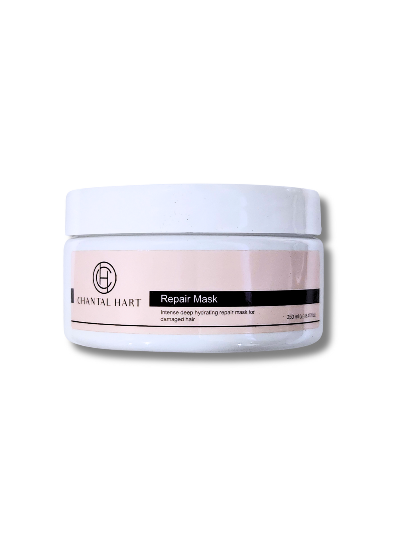 A jar of Chantal Hart Organic Repair Mask for the hair, 250ml.
