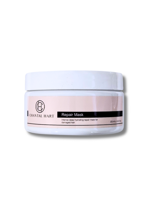A jar of Chantal Hart Organic Repair Mask for the hair, 250ml.