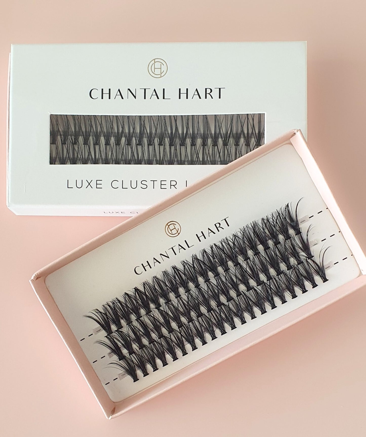 Chantal Hart individual double lash clusters