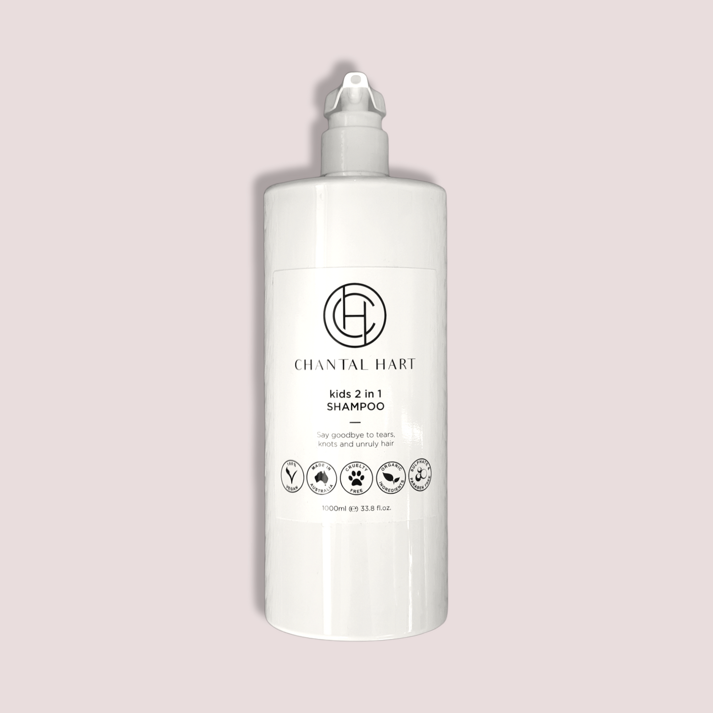 Chantal Hart Organic Kids 2 in 1 Shampoo 1000ml